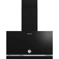 Hotpoint PHVP62FLMK Built In 60cm 3 Speeds Chimney Cooker Hood Black A Rated