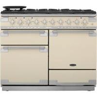 Rangemaster ELS110DFFCR Elise 109cm Dual Fuel Range Cooker 6 Burners Cream A/A