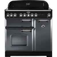 Rangemaster CDL90EISL/C Classic Deluxe 90cm Electric Range Cooker 5 Burners A/A