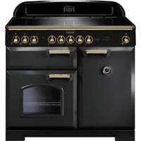 Rangemaster CDL100EICB/B Classic Deluxe 99cm Electric Range Cooker 5 Burners
