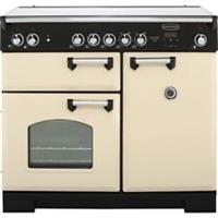 Rangemaster CLA100ECCR/C Classic 99cm Electric Range Cooker 5 Burners A/A Cream