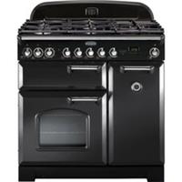 Rangemaster CDL90DFFCB/C Classic Deluxe 90cm Dual Fuel Range Cooker 5 Burners