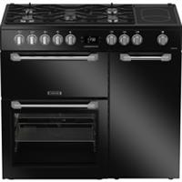 Leisure PR100F530K 100cm Dual Fuel Range Cooker 5 Burners Black A/A/A