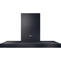 Haier HATS9CBS4B Built In 90cm 4 Speeds Chimney Cooker Hood Black A+ Rated