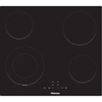 Hisense E6422SC 59cm 4 Burners Ceramic Hob Touch Control Black