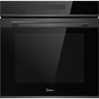 Midea MBO7NP30T0-BS Built In 60cm Electric Single Oven Black A