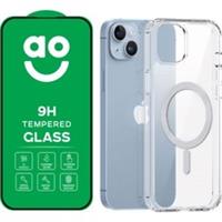 AO Protection Pack and Case Bundle For iPhone 14 Clear
