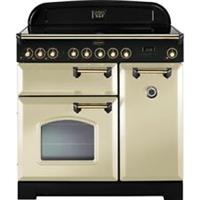 Rangemaster CDL90EICR/C Classic Deluxe 90cm Electric Range Cooker 5 Burners A/A