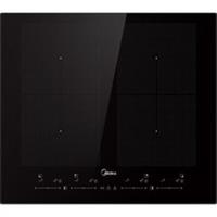 Midea MIH742F558K2 59cm 4 Burners Induction Hob Black