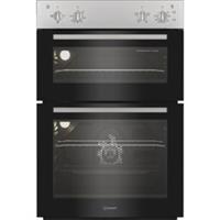 Indesit DII 10N S Built In 59cm Electric Double Oven Silver A/A