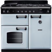 Rangemaster CL100DFPMSB/CM1 Classic 99cm Dual Fuel Range Cooker 5 Burners Misty