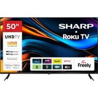 Sharp TV 4T-C50HJ4225KB 50 Inch LED 4K Ultra HD Smart TV Bluetooth WiFi