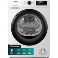 Hisense DH1Q902BW2 1 Series Heat Pump Tumble Dryer 9 Kg White A++ Rated