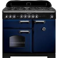 Rangemaster CDL100DFFRB/C Classic Deluxe 99cm Dual Fuel Range Cooker 5 Burners