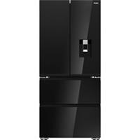Haier HFKR7819DWGB French Series 7 83cm Frost Free American Fridge Freezer