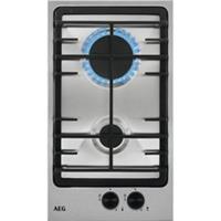 AEG HGX3220SM Built In 29cm 2 Burners Stainless Steel Gas Hob