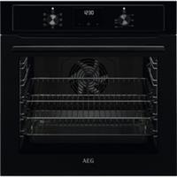 AEG BCX33501KB 3000 SurroundCook Built In 59cm Electric Single Oven Black A