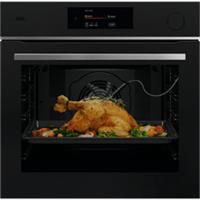 AEG TR7PB731ST 7000 MealAssist Built In 60cm Electric Single Oven Matt Black