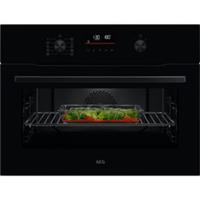 AEG OK6NK40K 6000 CombiQuick Built In 60cm Electric Single Oven Black