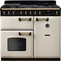 Rangemaster CLDL100DFPPCR/AB1 Classic Deluxe 100 Dual Fuel 99cm Dual Fuel Range