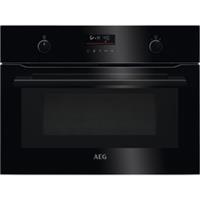 AEG KMK565060B 8000 CombiQuick Built In 60cm Electric Single Oven Black