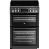 Beko FTC6731A AeroPerfect 60cm Free Standing Electric Cooker with Ceramic Hob