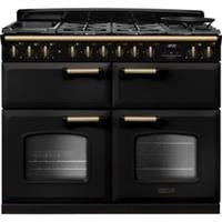Rangemaster CLDLB110DFPCBL/AB1 Classic Deluxe 110 109cm Dual Fuel Range Cooker