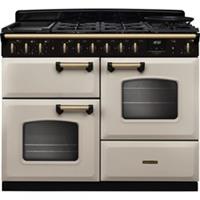 Rangemaster CLDLO110DFPPCR/AB1 Classic Deluxe 110 109cm Dual Fuel Range Cooker