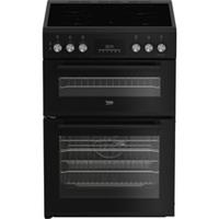 Beko FTC6731K AeroPerfect 60cm Free Standing Electric Cooker with Ceramic Hob