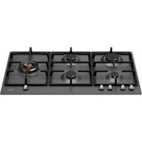 Bertazzoni P905LHERNE Heritage Series Built In 89cm 5 Burners Matt Black Gas