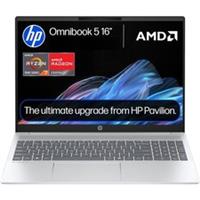 HP 16" Laptop 16 GB RAM 1TB AMD Ryzen 7 Windows 11 Home - Silver 16 Inches