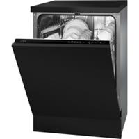 CDA SCD6011 Full Size Dishwasher Black E Rated
