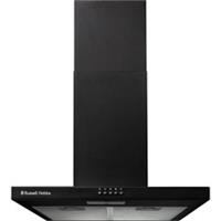 Russell Hobbs MDA RHTCH600B1B Built In 60cm 3 Speeds Chimney Cooker Hood Black