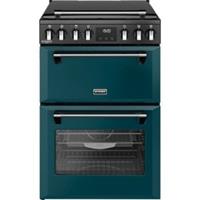 Stoves 444411996 Free Standing Dual Fuel Cooker with Gas Hob 60cm Deep Marine