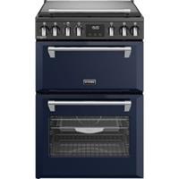 Stoves 444411995 Free Standing Dual Fuel Cooker with Gas Hob 60cm Midnight Blue