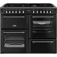 Stoves 444411862 Richmond 110cm Dual Fuel Range Cooker 7 Burners Black A/A/A