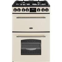 Belling 444411814 Free Standing Dual Fuel Cooker with Gas Hob 60cm Cream A