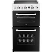 Newworld 444412057 50cm Free Standing Electric Cooker with Ceramic Hob White A