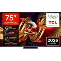 TCL 75C8L-UK 75 Inch SQD-Mini LED 4K Ultra HD Smart TV Bluetooth WiFi