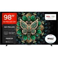 TCL 98C6K-UK 98 Inch QLED 4K Ultra HD Smart TV Bluetooth WiFi