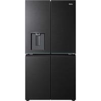 Haier HCW79F18CHMB Horizon 91cm Frost Free American Fridge Freezer Obsidian
