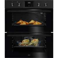 AEG OU5NU20B Built Under 59cm Electric Double Oven Black A