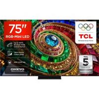 TCL 75Q7D-UK 75 Inch RGB MiniLED 4K Ultra HD Smart TV Bluetooth WiFi