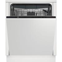 Beko BDIN16550 Full Size Dishwasher Black B Rated
