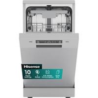 Hisense HS523C15XUK Dishwasher Slimline 45cm 10 Place Silver C