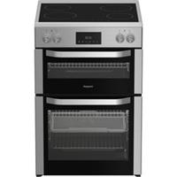 Hotpoint HDME6VDC2AX 60cm Free Standing Electric Cooker with Ceramic Hob