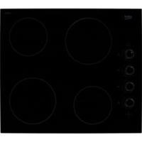 Beko HIC64102 58cm 4 Burners Ceramic Hob Black