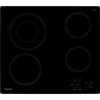 Hotpoint HR612CH 58cm 4 Burners Ceramic Hob Touch Control Black