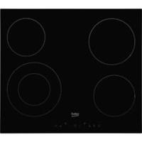 Beko HIC64402T 58cm 4 Burners Ceramic Hob Touch Control Black
