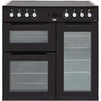 Beko KDVC90K 90cm Electric Range Cooker 5 Burners A/A Black